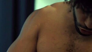 Interracial Bodybuilders Rim and Lick Hairy Asses in Taboo Gay Thriller