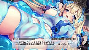 japanese game with slime torture 😱