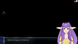 in dragon ball divine adventure part 57, android 21 gives a blowjob