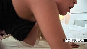 Jessica Moore takes a deep anal creampie with her big natural tits. Watch in 4K!