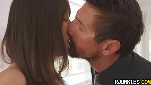 Submissive Daughter Blows Father-In-Law