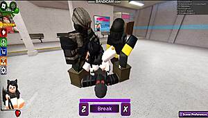 Whoreblox game presents exciting gangbang moment one