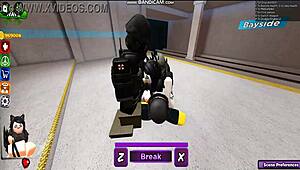 Whoreblox game presents exciting gangbang moment one