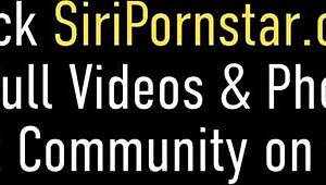 Busty Babe Siri Pornstar Squeezes Huge Tits While Masturbating with Wild Vibrator Moves