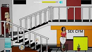 Fuckerman Part 5 - Sex Gym Action