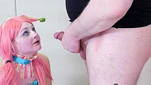 Unusual girl enters intriguing facility for intense sessions