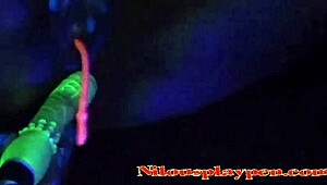 hey, check out this halloween webcam show where nilou achtland plays with her ass and pussy using toys! 🎃