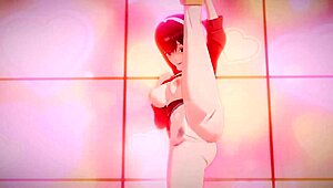 he fingers and licks yor forger's pussy to climax in hentai