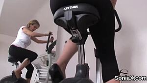 Cheating British Milf Lady Sonia Shows Huge Hooters