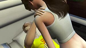 Hidden Blowjob Sparks Wild Alien Threesome In Anime