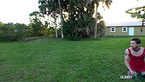 Vanessa Cage Dominates Her Submissive House Boy