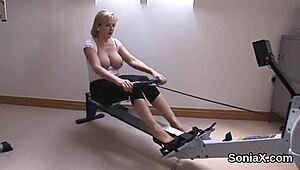 Cheating British Milf Lady Sonia Shows Huge Hooters