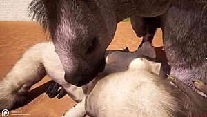 wild life furry hentai with intense anal action 😈