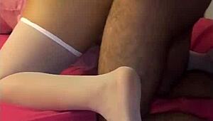 cojiendome a mi esposa sumisa en b doll