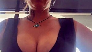 I'm so aroused while exercising at the gym that my breasts are at risk of popping out.
