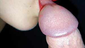 The adorable Asian babe gives a deepthroat blowjob in the bedroom