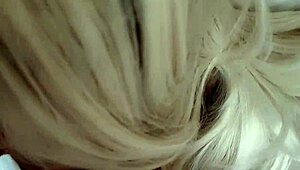 Elsa's icy cosplay gets warm with a hard cock