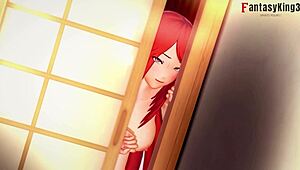 kushina uzumaki step mom and sarada uchiha step sister full movie in sheer fantasy