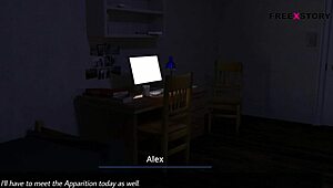 landlady tries out her new toy in dreams