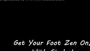 hey, see giggles feet rocking high heels at the park?