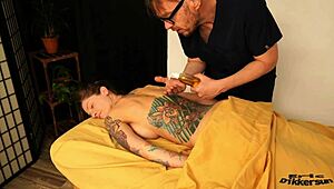 Tricia's Massage Turns Into Wild Sucking Action, Wow!