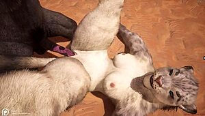 wild life furry hentai with intense anal action 😈