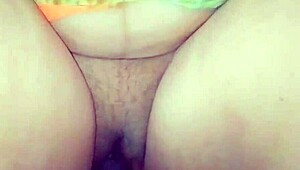 indian amateur couple fucks on chair with creampie