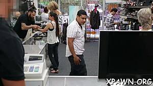 sex in shop caught on camera today?