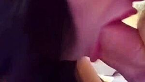 swallowed his thick cock in every hole, ass filled with cum