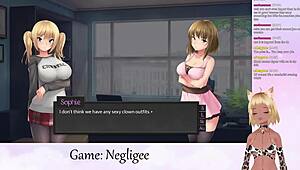Vtuber Lewdneko Plays Negligee Part 6