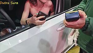 Teen Pays For Gas With Her Pussy After Card Fails