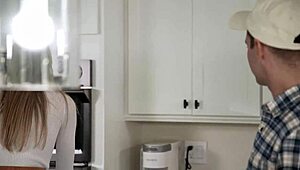 Riding Handyman In Doggystyle For Cum Reward