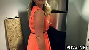 cute teen turns wicked in rough pov sex game