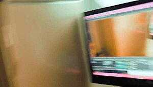 lesbians messing around with the wand, getting wild on webcam chat