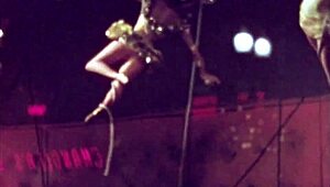 Vintage erotic animation with retro charm in classic cartoon style