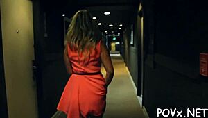 cute teen turns wicked in rough pov sex game