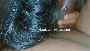 Suck my dick deep, school slut stepsister, he says in pov.