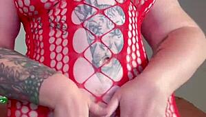 she's got a hairy pussy and i finger her until she orgasms, moaning loudly