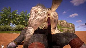 wild life furry hentai with intense anal action 😈