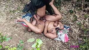 fat ass plugged in village bush?