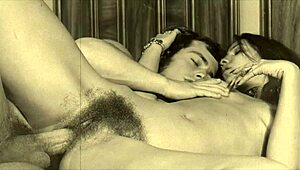 yo, vintage vibes with hairy beaver in retro porn! 😍