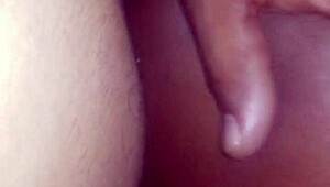 Ebony Woman with Big Ass Gets Creampie in Her Good Pussy from Daddy