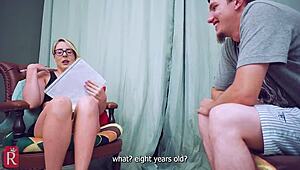 nymphomaniac patient rides and gets assfucked hard 😏