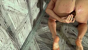 Gay Bottom Pig Uses Anal Toys For Muscular Hunk Study