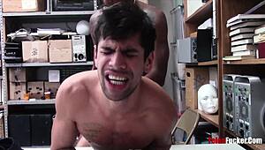 Gay interracial ass fucking punishment