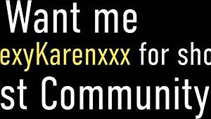 i love when karen fisher rides richard manns cock while cuckie watches, ahh