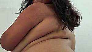 Appreciating a special view of a big fat ass