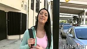 young couple explores legal age teen experiences with sabrina banks in pov