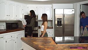 Can you believe my stepmom seduced me into a wild Latina threesome?