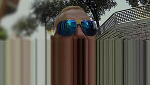 he negotiates a semi-public blow job then pounds her passionately